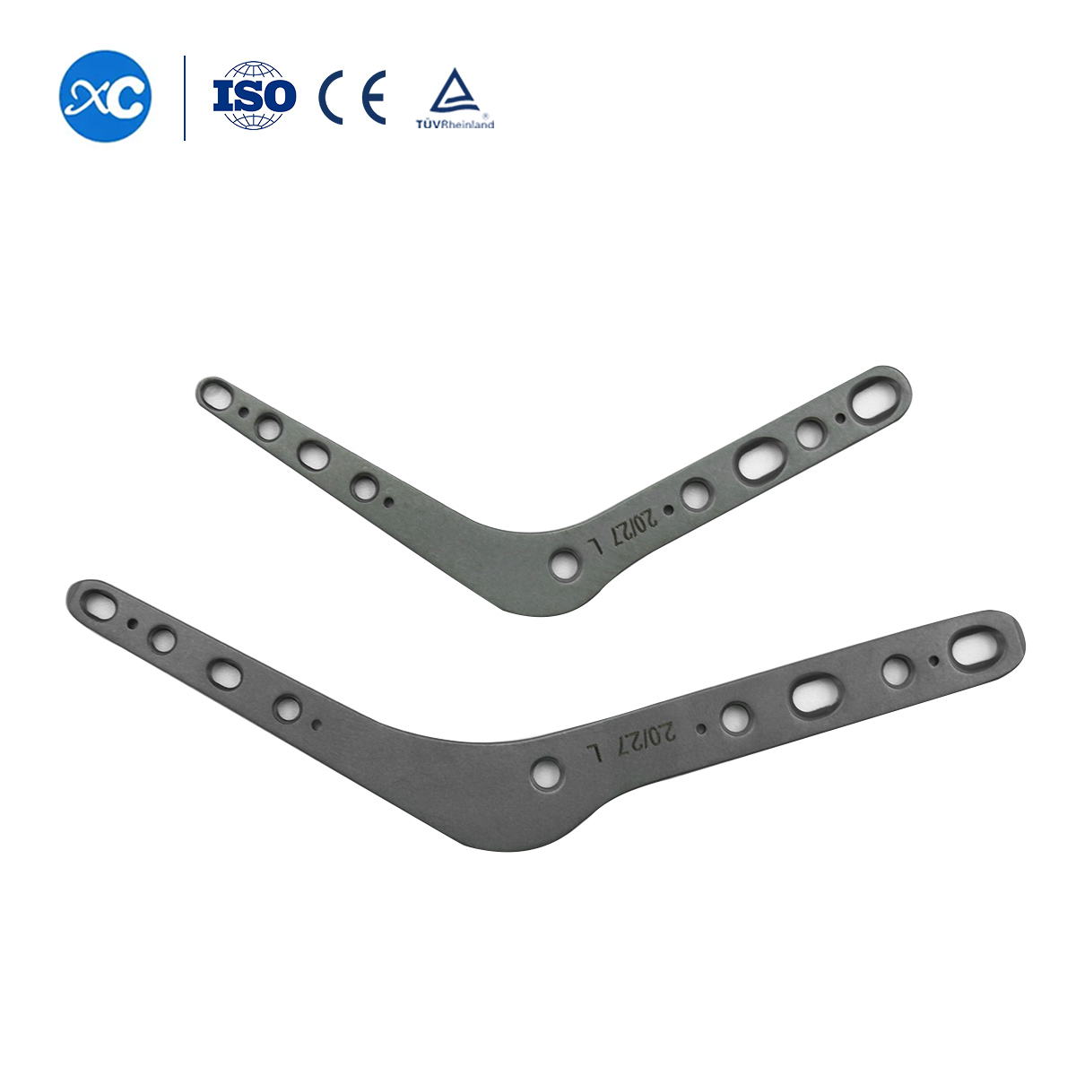 Titanium Fusion Locking Plate L-Type for Joint Arthrodesis and Fracture Fixation in Small and Medium Animals