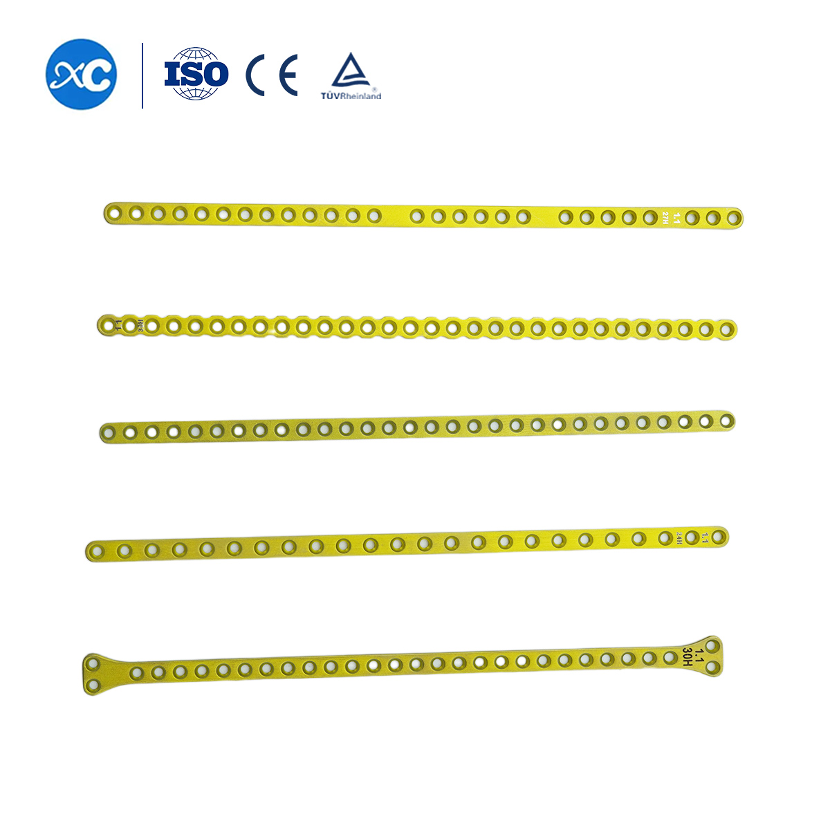 1.1mm Titanium Neutral Cuttable Plate for Small Animal Fracture Fixation in Veterinary Use