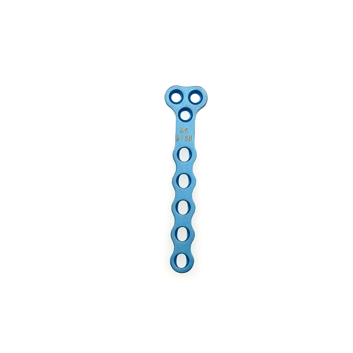 2.4mm Titanium T-Type Locking Plate for Fracture Fixation in Small Animals