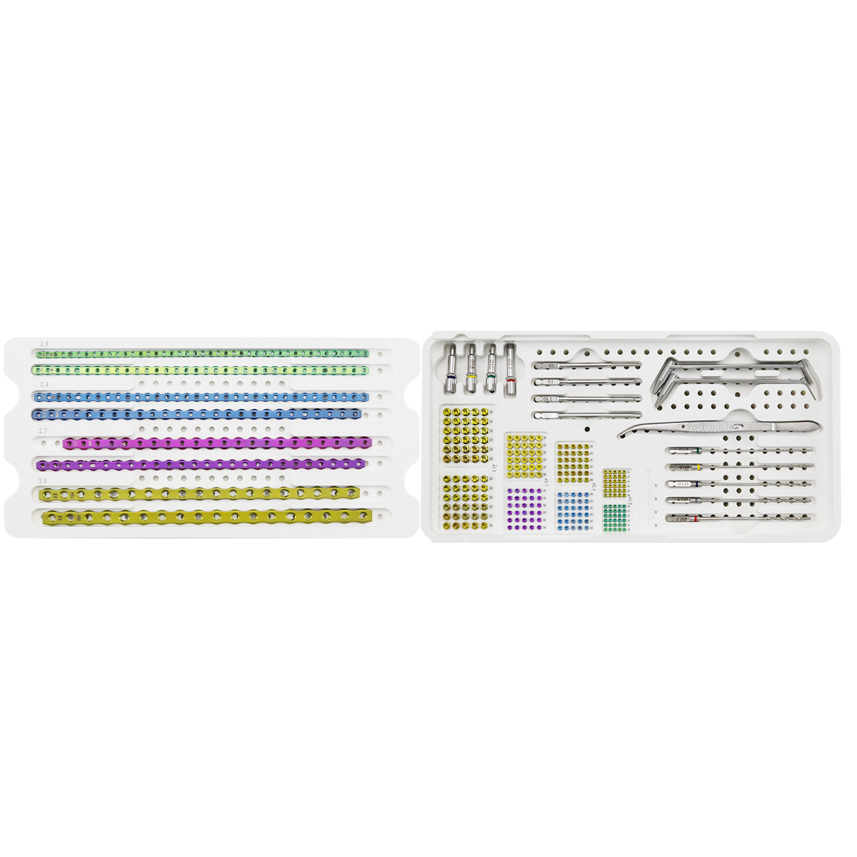 AO ALPS (Advanced Locking Plate System) Instrument Set Based on AO Standards for Veterinary Fracture Fixation