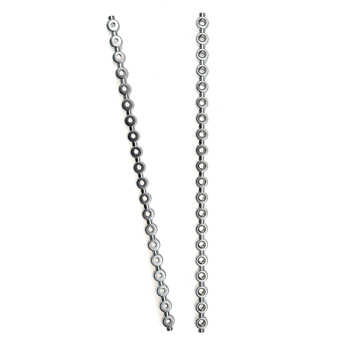 2.4mm Titanium SOP (String of Pearls) Pearl Plate for Fracture Fixation in Small Animals