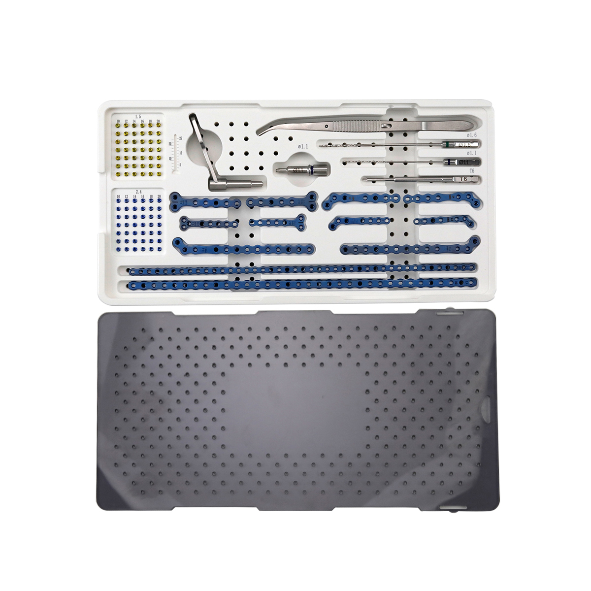 2.4mm ALPS (Advanced Locking Plate System) Instrument Set for Small to Medium Animal Fracture Fixation