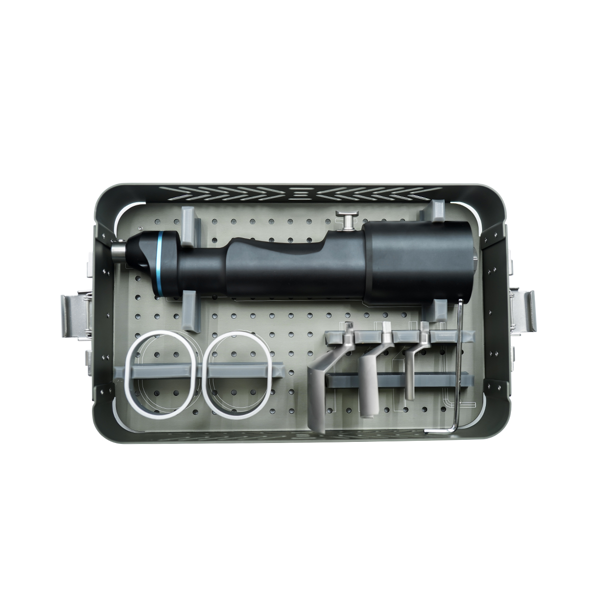 TPLO Saw Sterilization Box with Compartments for Veterinary Surgical Instruments