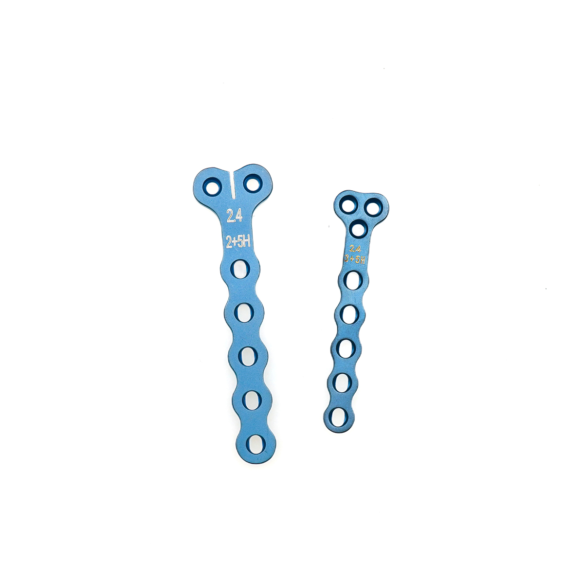 2.4mm Titanium T-Type Locking Plate for Fracture Fixation in Small Animals