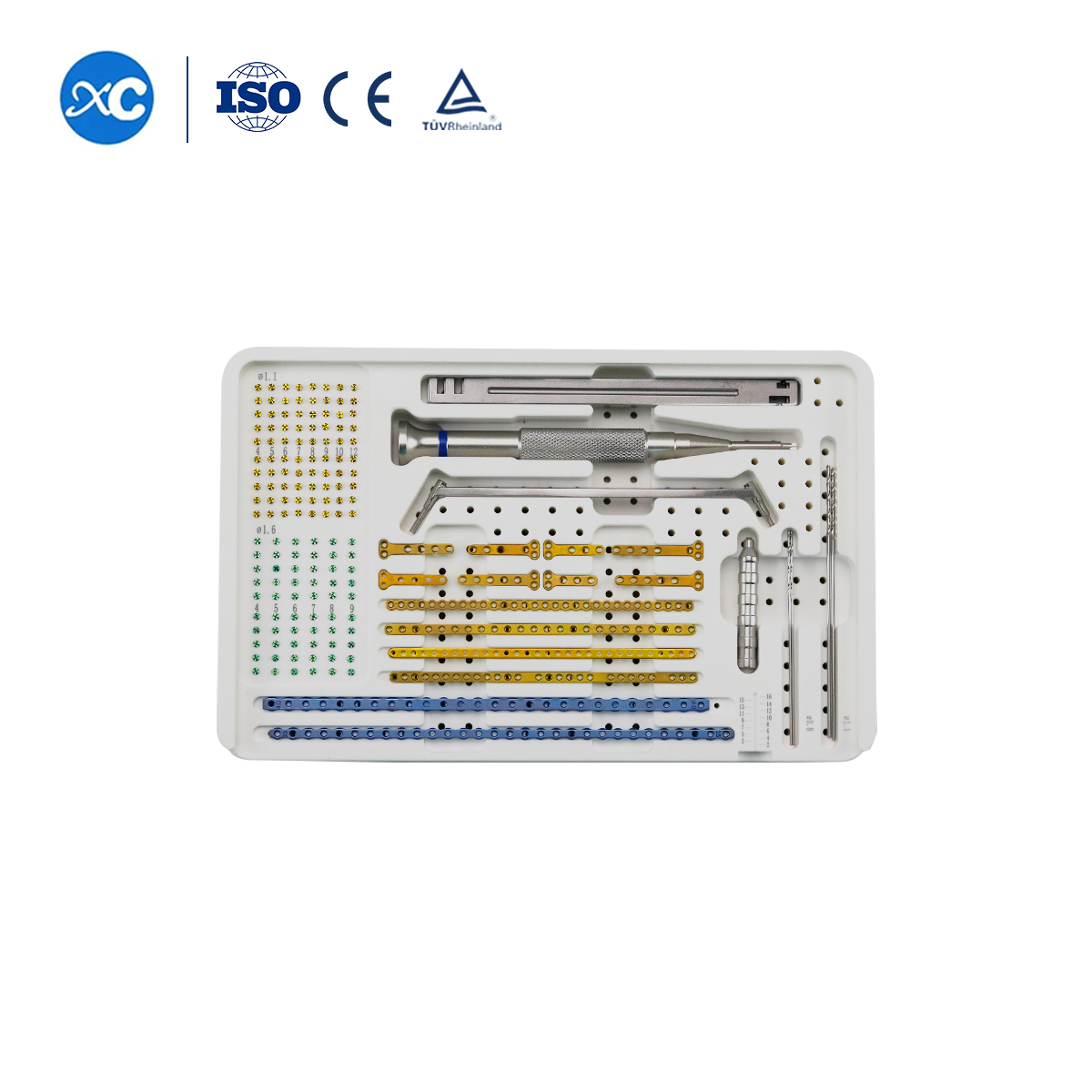 Mini ALPS (Advanced Locking Plate System) Instrument Set for Veterinary Orthopedic Surgery